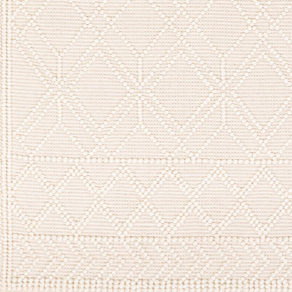 Casa DeCampo Ivory/Light Beige Handmade Rug - swatch