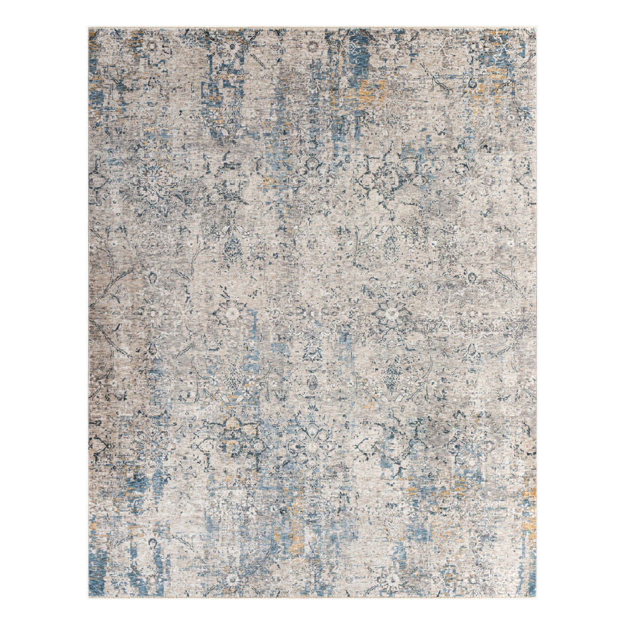 Cardiff Beige/Tan Machine Woven Rug - 2'7" x 10'