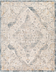 Cardiff Dark Blue/Mustard Machine Woven Rug CDF-2303 - 2'7" x 10'