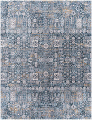 Cardiff Blue/Medium Gray Machine Woven Rug CDF-2309 - 2'7" x 10'