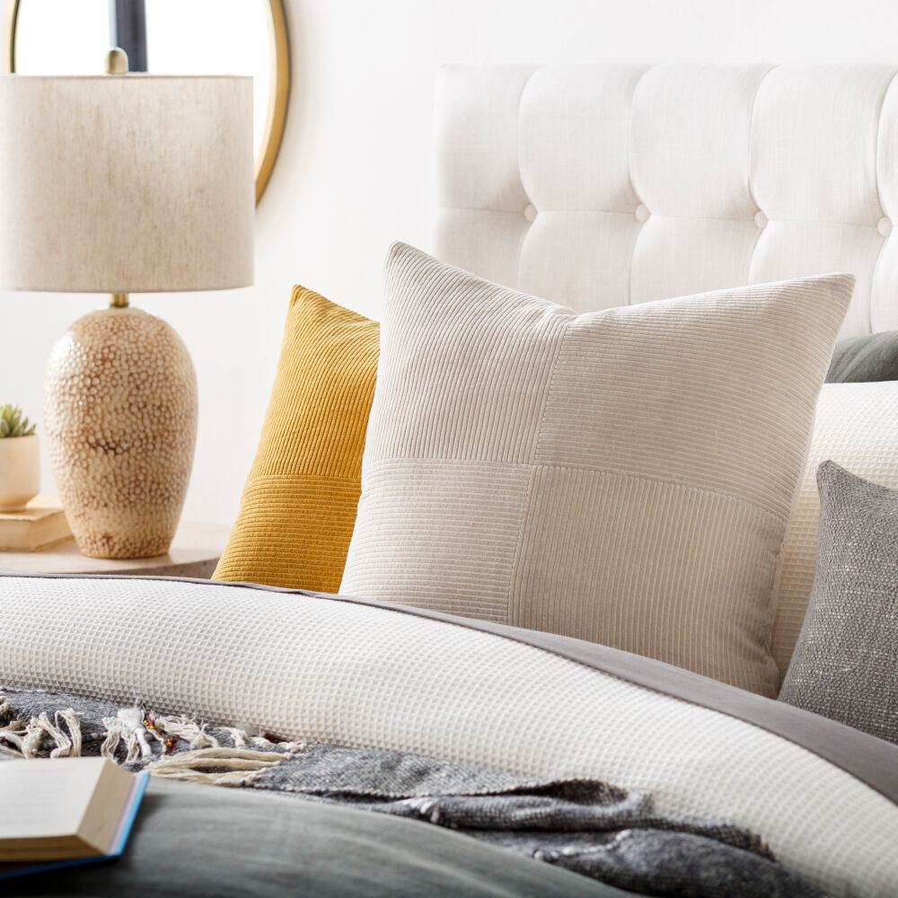 Corduroy Quarters Accent Pillow CDQ-001 - standard