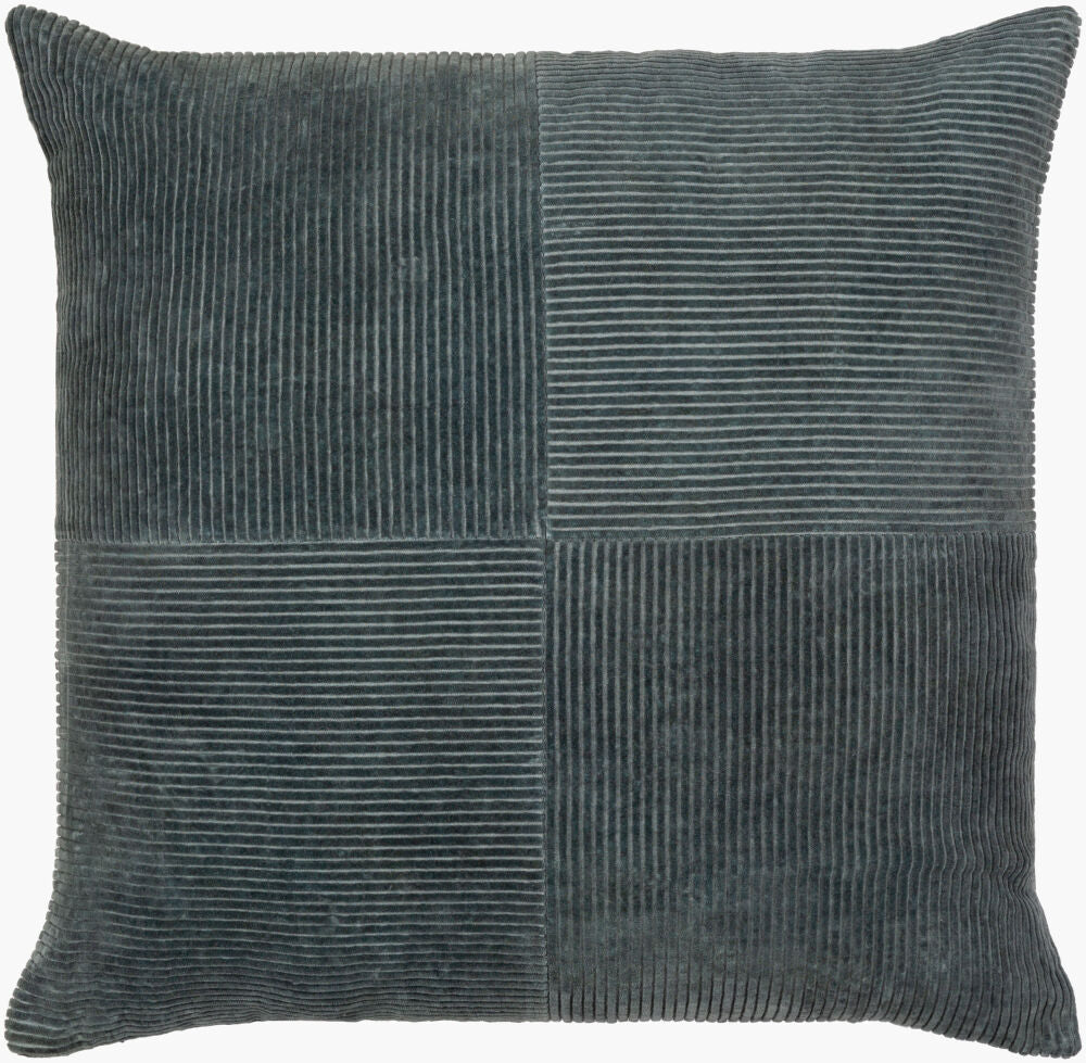 Corduroy Quarters Accent Pillow CDQ-002 - 18"L x 18"W