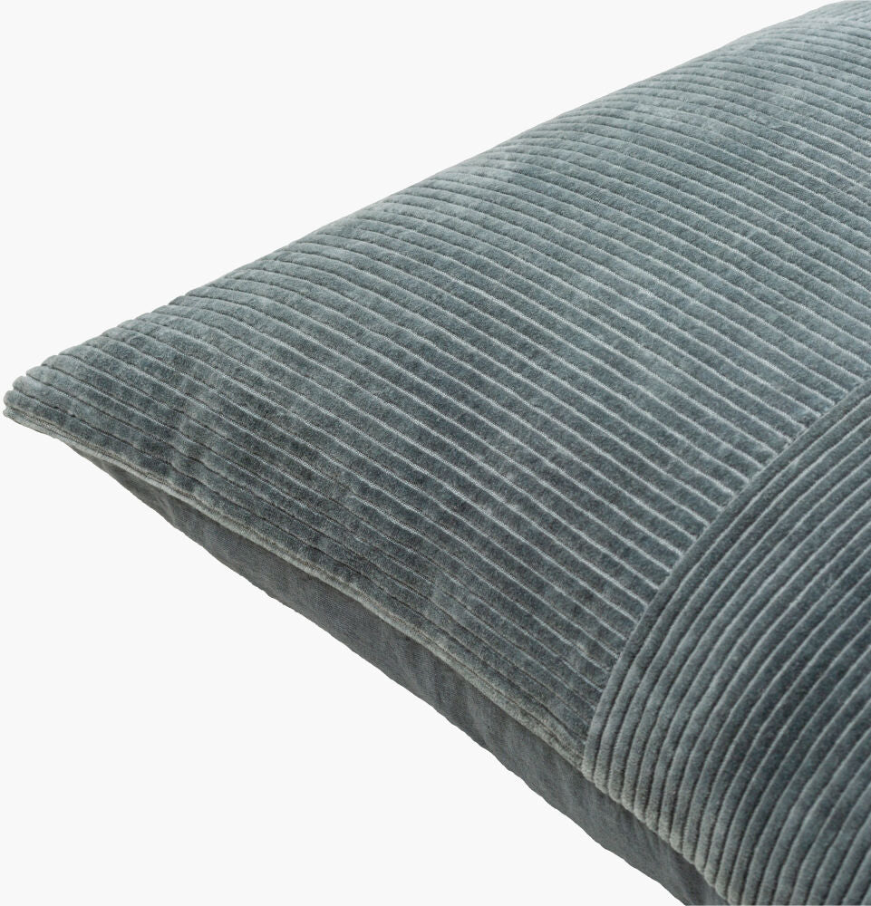 Corduroy Quarters Accent Pillow CDQ-002 - corner