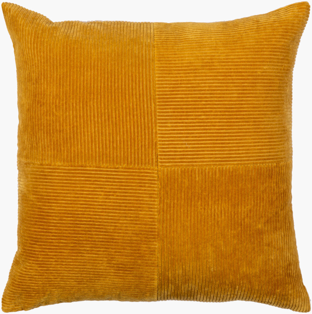 Corduroy Quarters Accent Pillow CDQ-003 - 18"L x 18"W