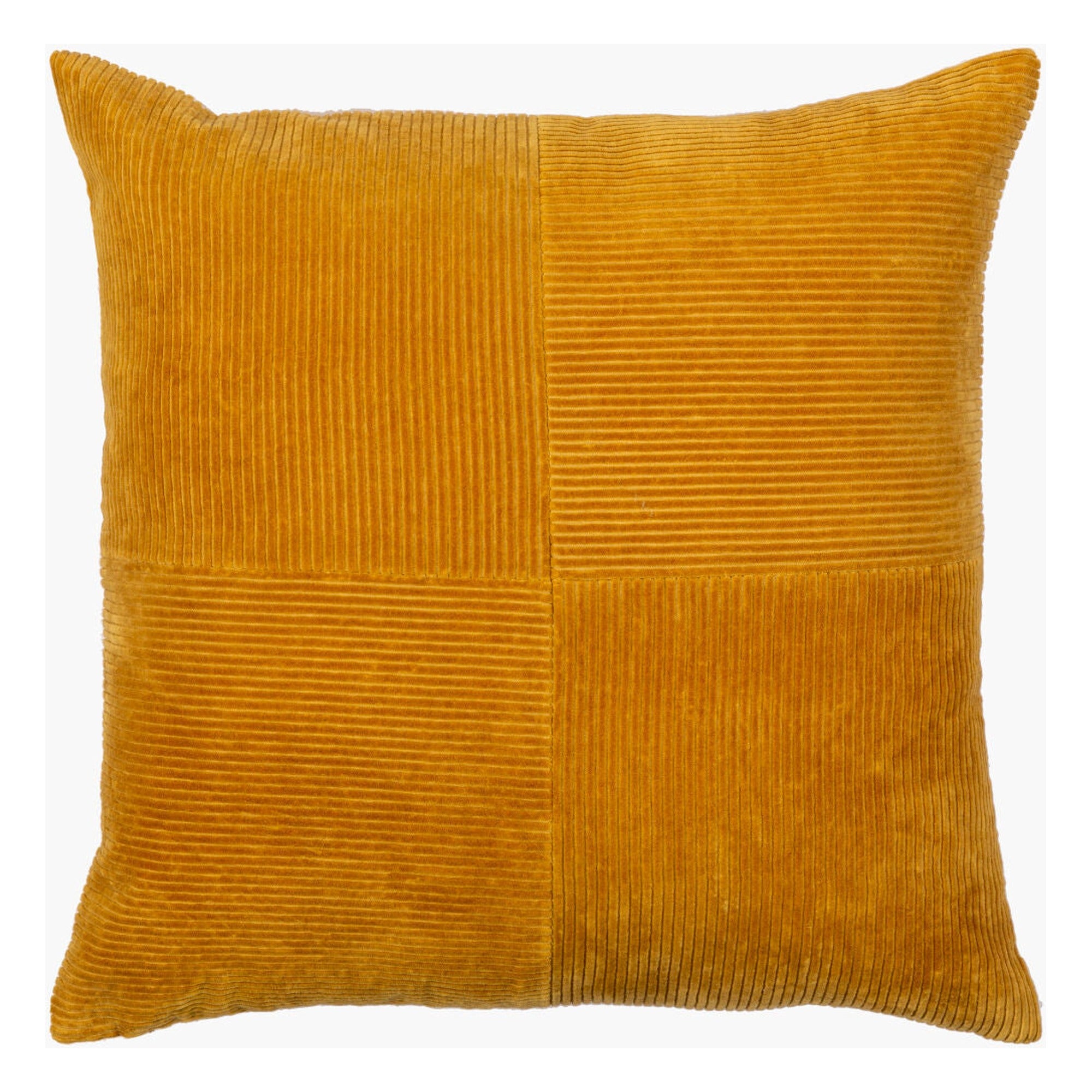 Corduroy Quarters Accent Pillow CDQ-003 - 18"L x 18"W