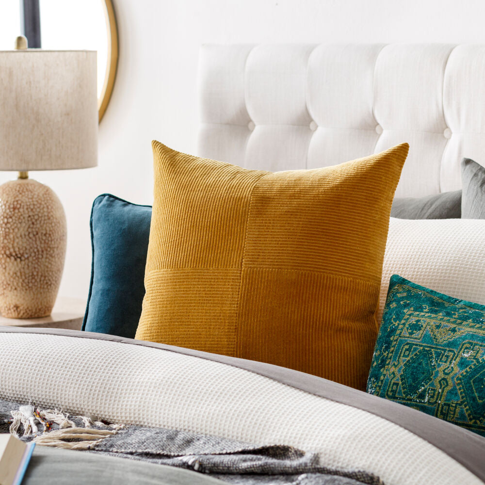 Corduroy Quarters Accent Pillow CDQ-003 - standard