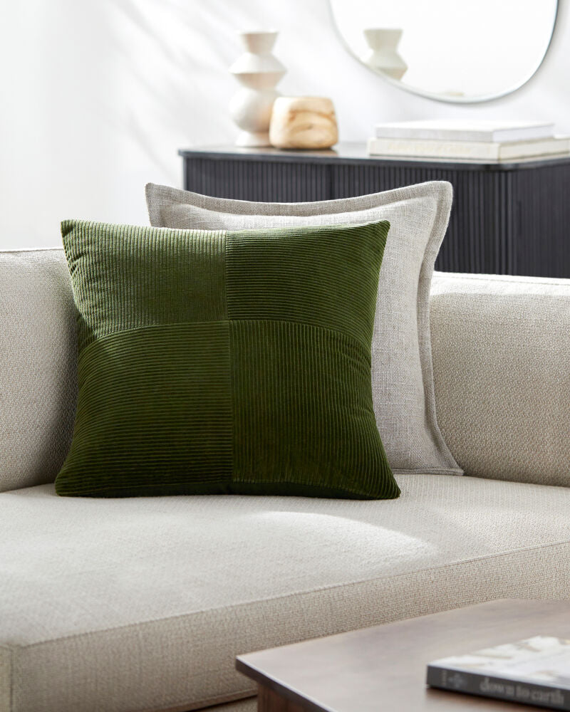 Corduroy Quarters Accent Pillow CDQ-004 - standard