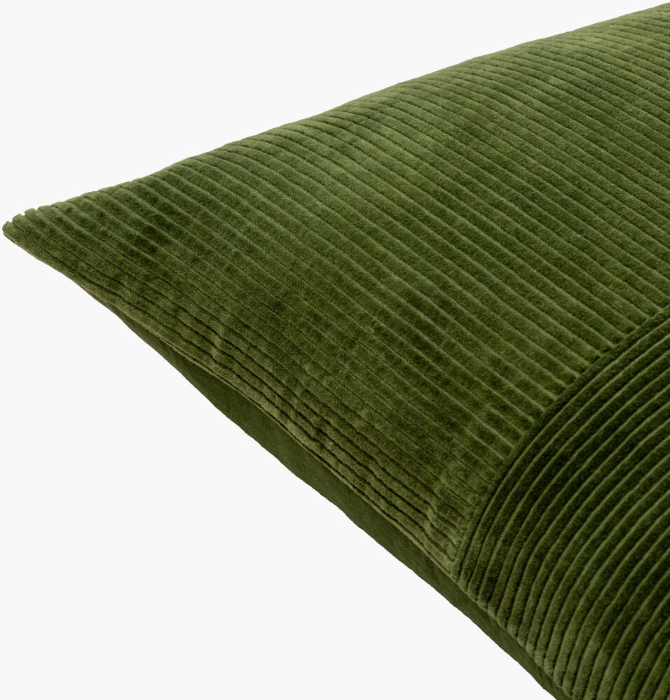 Corduroy Quarters Accent Pillow CDQ-004 - corner