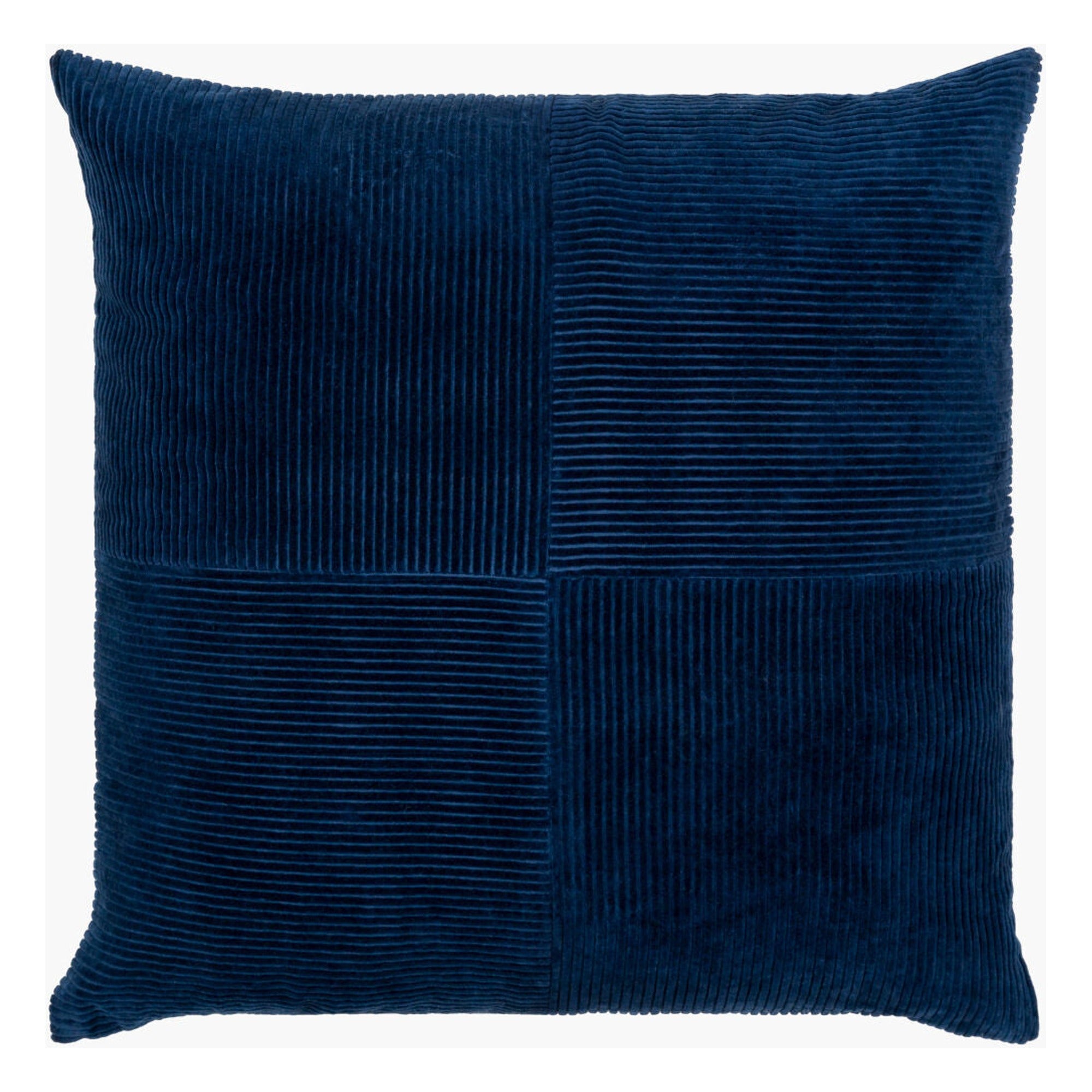 Corduroy Quarters Accent Pillow CDQ-005 - 18"L x 18"W