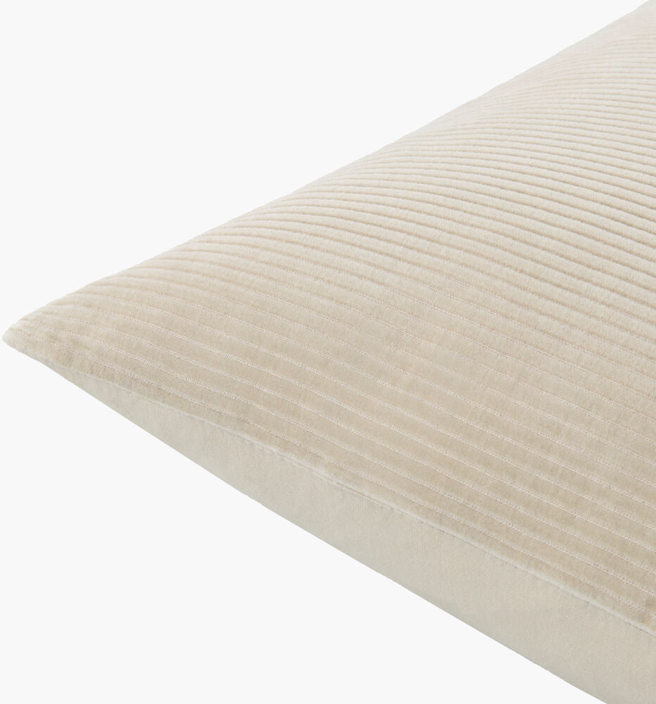 Corduroy Quarters Accent Pillow CDQ-009 - corner