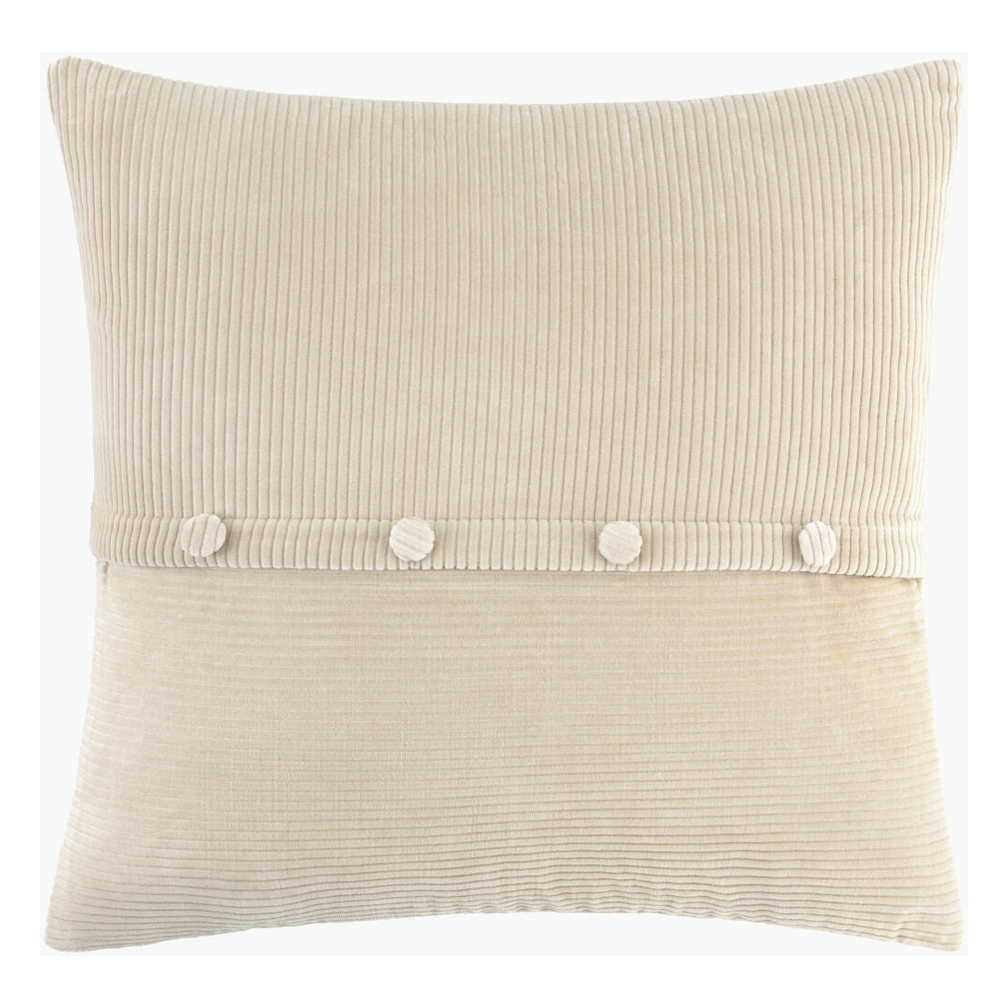 Corduroy Quarters Accent Pillow CDQ-009 - 18"L x 18"W