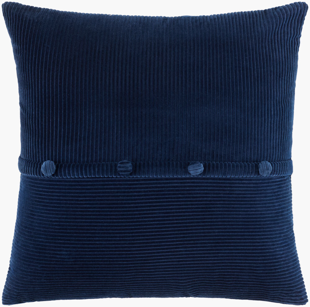 Corduroy Quarters Accent Pillow CDQ-011 - 18"L x 18"W