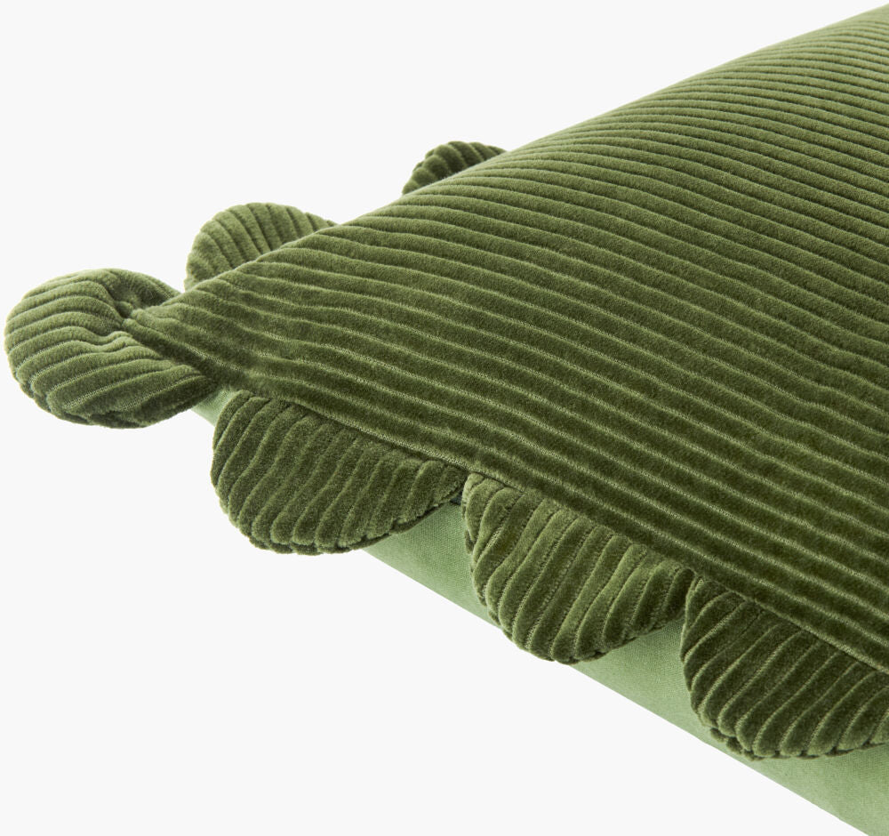 Corduroy Quarters Accent Pillow CDQ-014 - corner