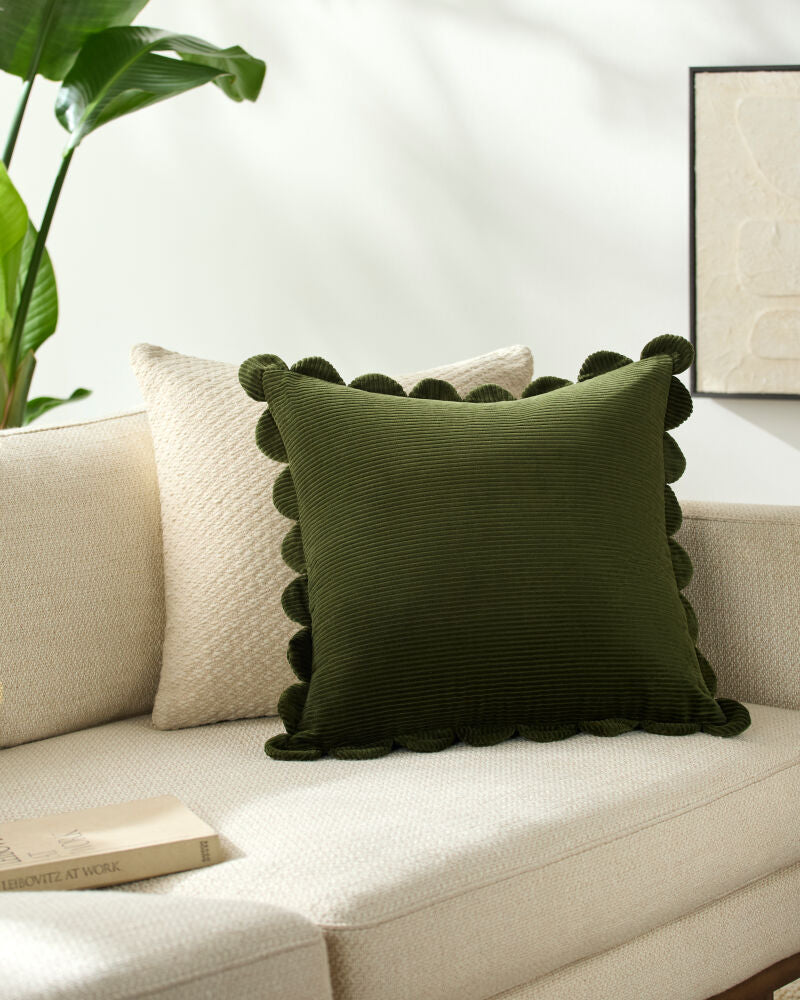 Corduroy Quarters Accent Pillow CDQ-014 - styleshot