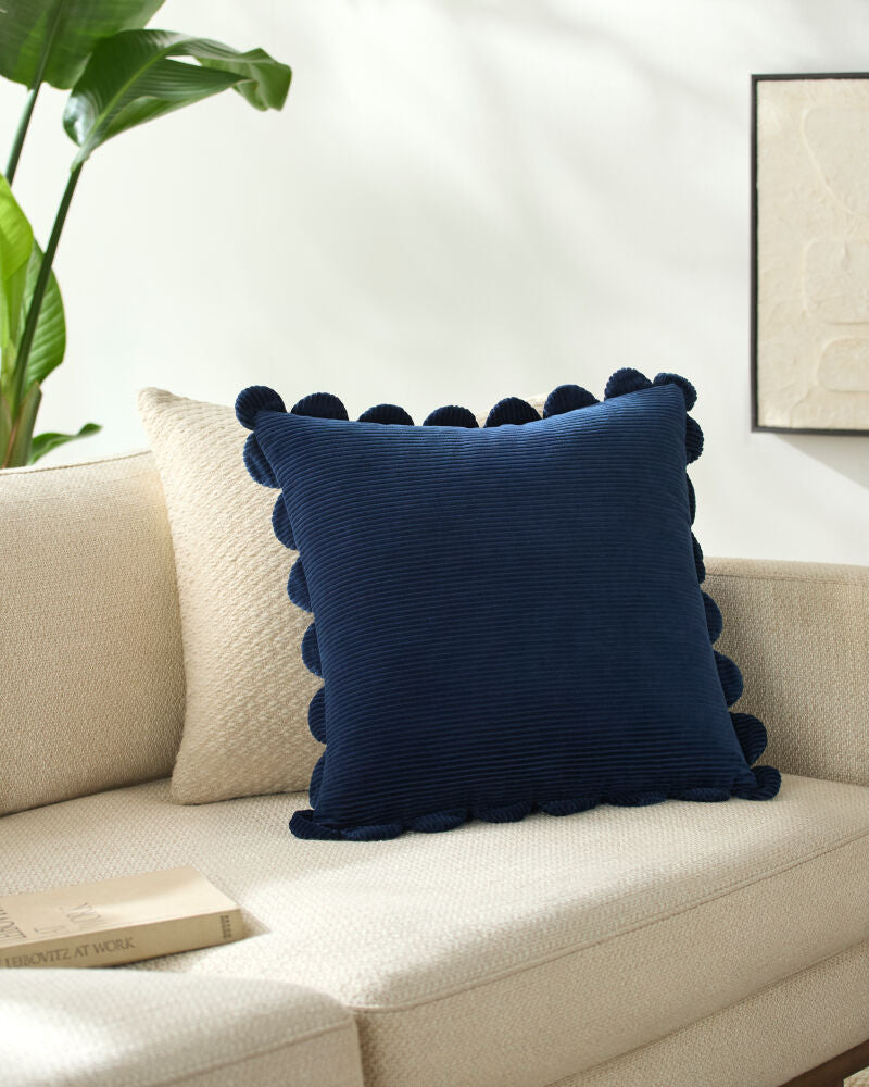 Corduroy Quarters Accent Pillow CDQ-015 - styleshot