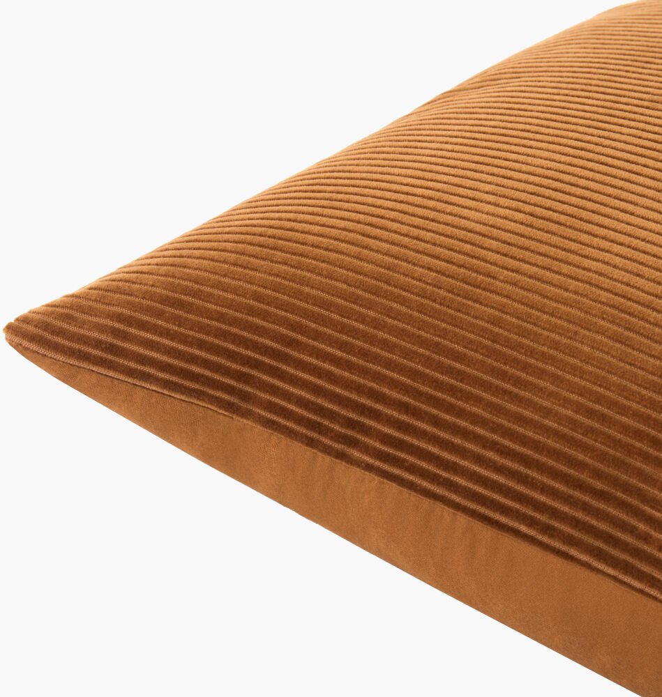 Corduroy Quarters Accent Pillow CDQ-016 - corner
