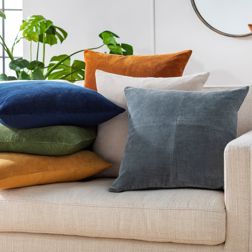 Corduroy Quarters Accent Pillow CDQ-002 - styleshot