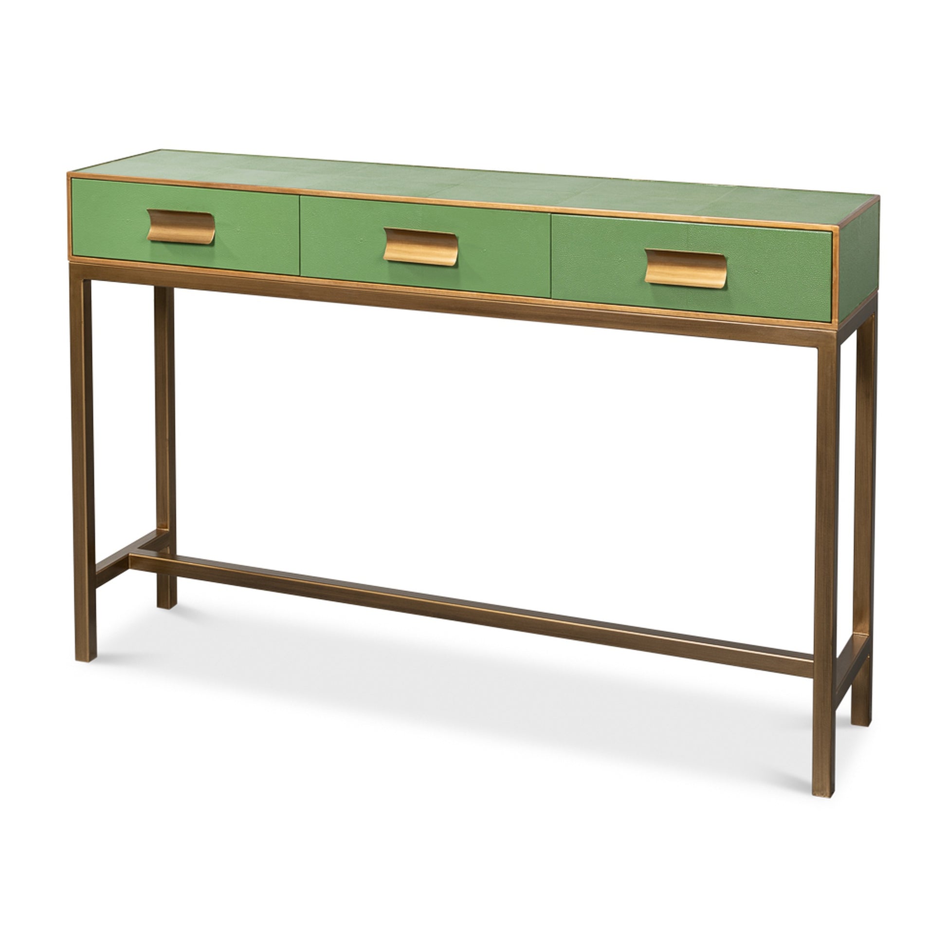 Gideon Shagreen Console, Watercress by Sarreid Ltd