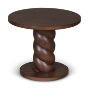 Olo Round End Table Roasted Cofee by Urbia - product view
