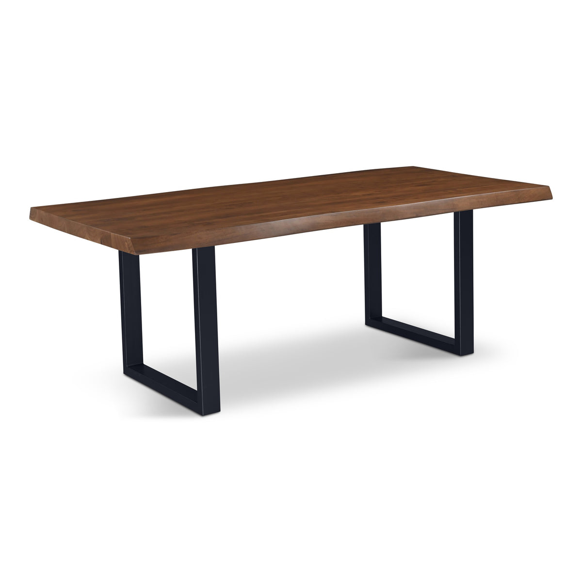 Brooks Dining Table U Base 40" x 79" Americano Top - Black Base by Urbia - detail 2