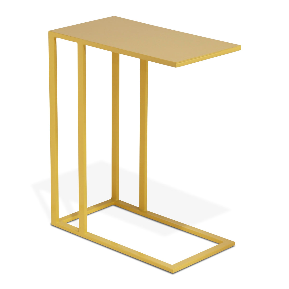 Tanu C-Table Enamel End Table Yellow Ochre by Urbia - product view