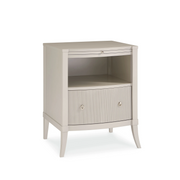 New Love Matte Pearl Nightstand 23.50" by Caracole