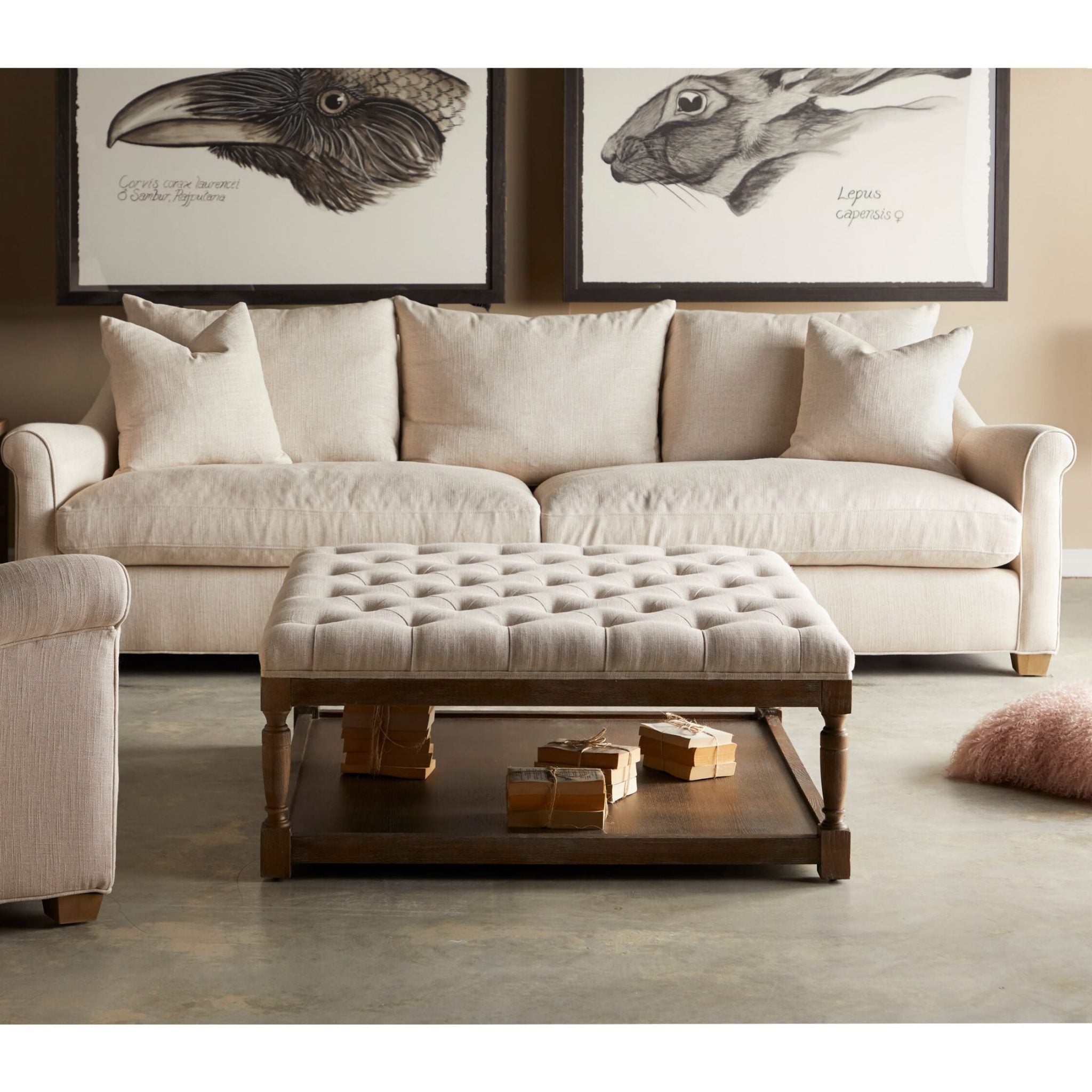Celeste 104″ Sofa in Tribecca Natural