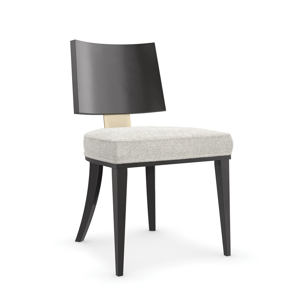Champagne Side Chair Almost Black 19.50" by Caracole - view 2