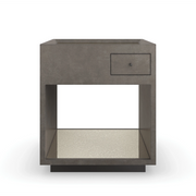 Dark Matter End Table Almost Black 22" by Caracole