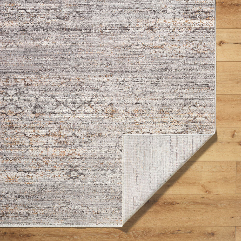 Chapel Hill Black/Taupe Machine Woven Rug CHP-2300 - fold