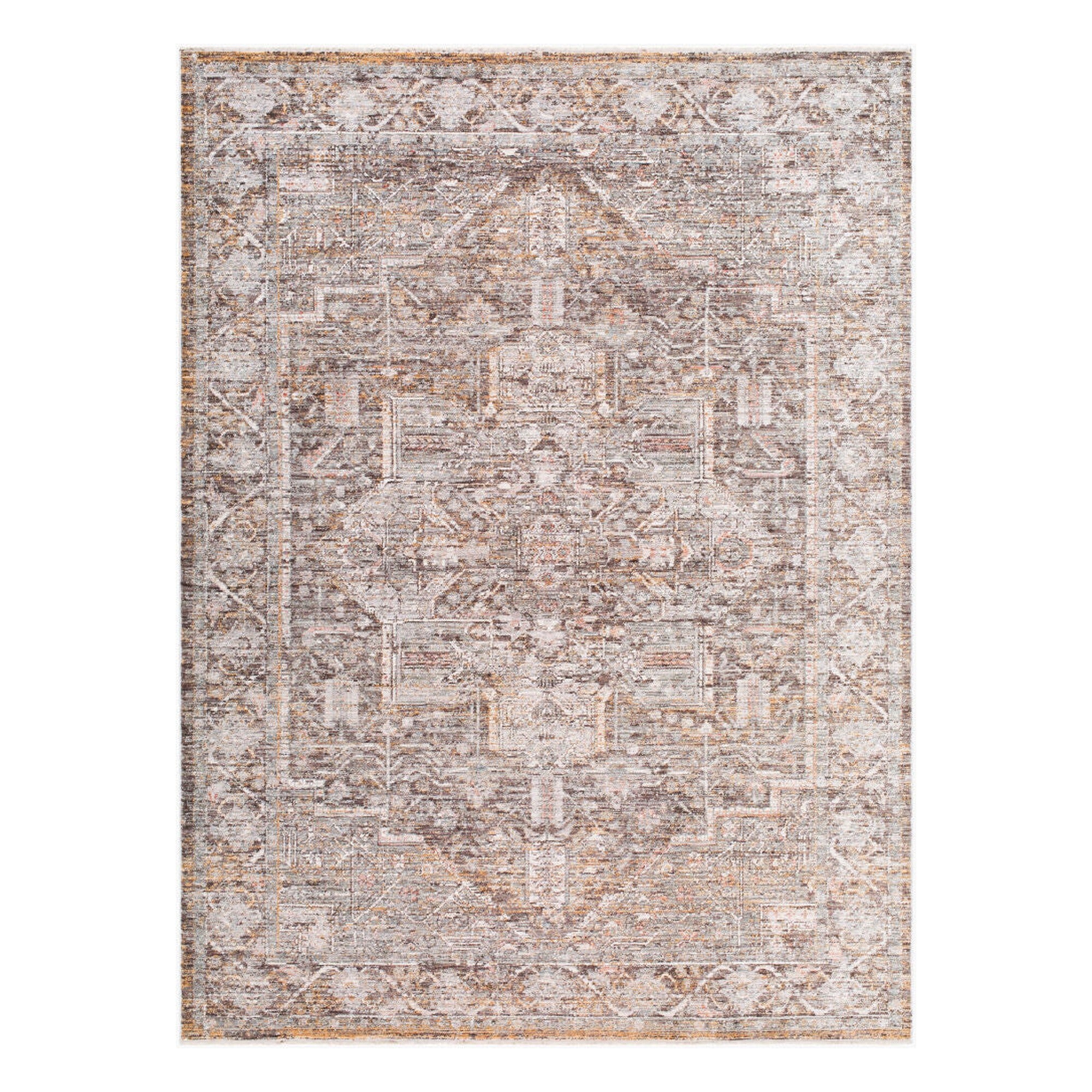 Chapel Hill Black/Taupe Machine Woven Rug CHP-2301 - 5'3" x 7'