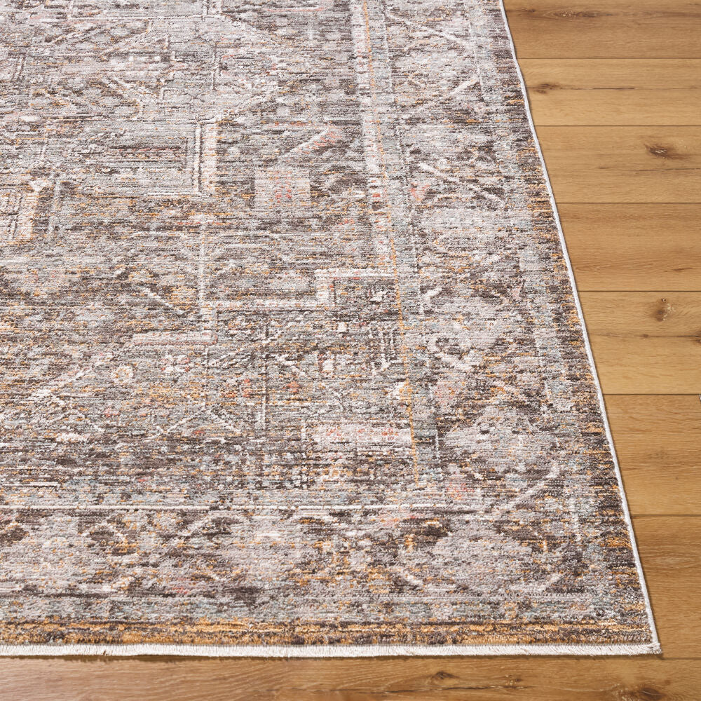 Chapel Hill Black/Taupe Machine Woven Rug CHP-2301 - front