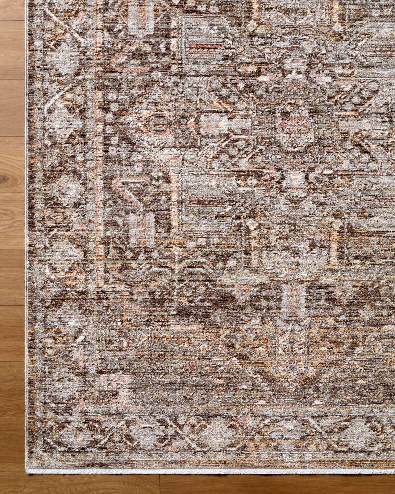 Chapel Hill Black/Taupe Machine Woven Rug CHP-2301 - overhead