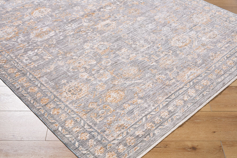 Chapel Hill Black/Taupe Machine Woven Rug CHP-2302 - corner