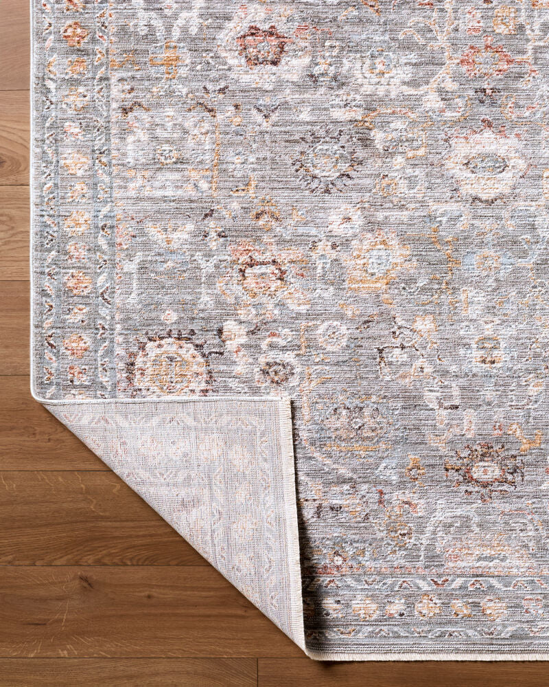 Chapel Hill Black/Taupe Machine Woven Rug CHP-2302 - fold