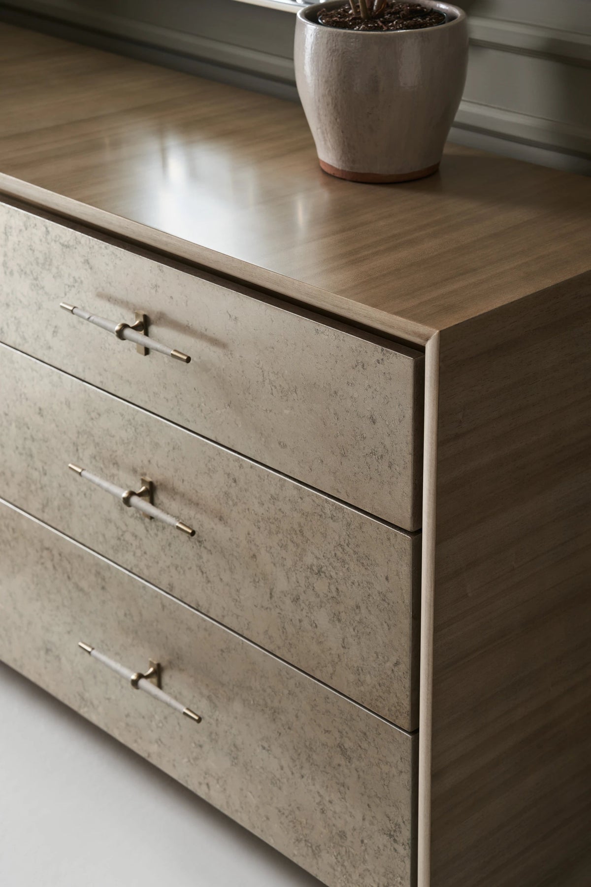 Hang Up Dresser Brushed Gold 70" by Caracole - view 7