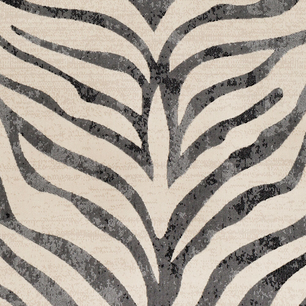 City Black/Taupe Machine Woven Rug CIT-2300 - swatch