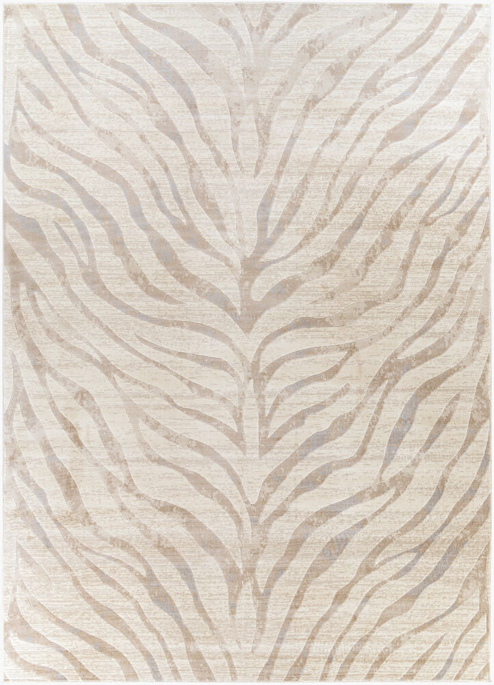 City Light Beige/Taupe Machine Woven Rug - 2' x 2'11"
