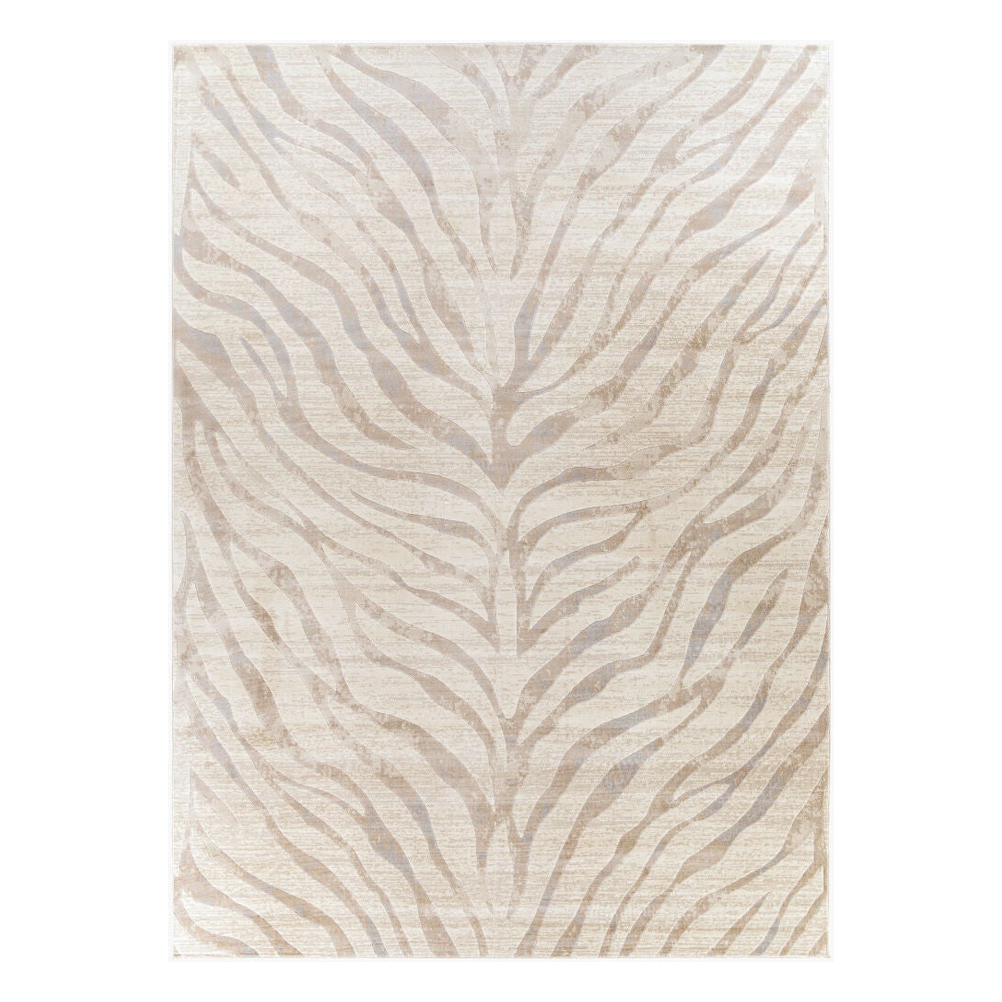 City Light Beige/Taupe Machine Woven Rug - 2' x 2'11"