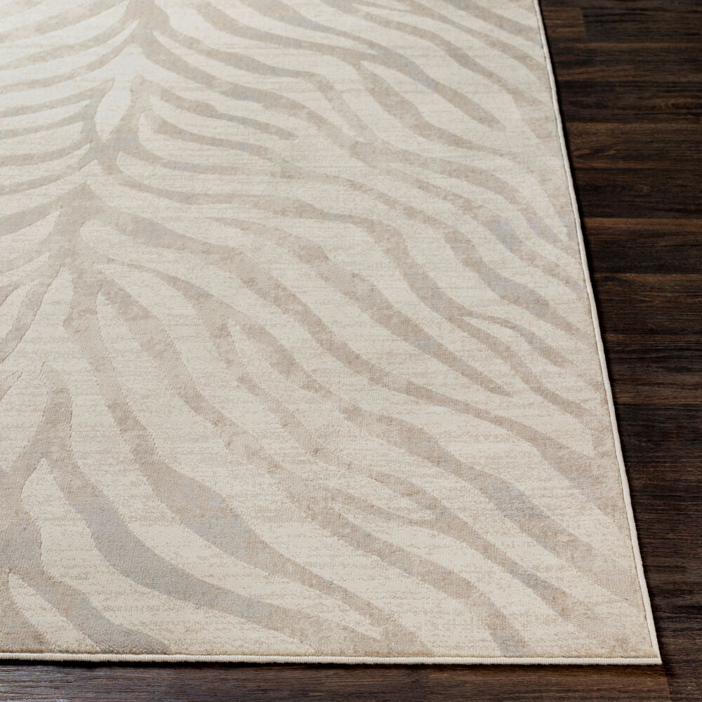 City Light Beige/Taupe Machine Woven Rug - front