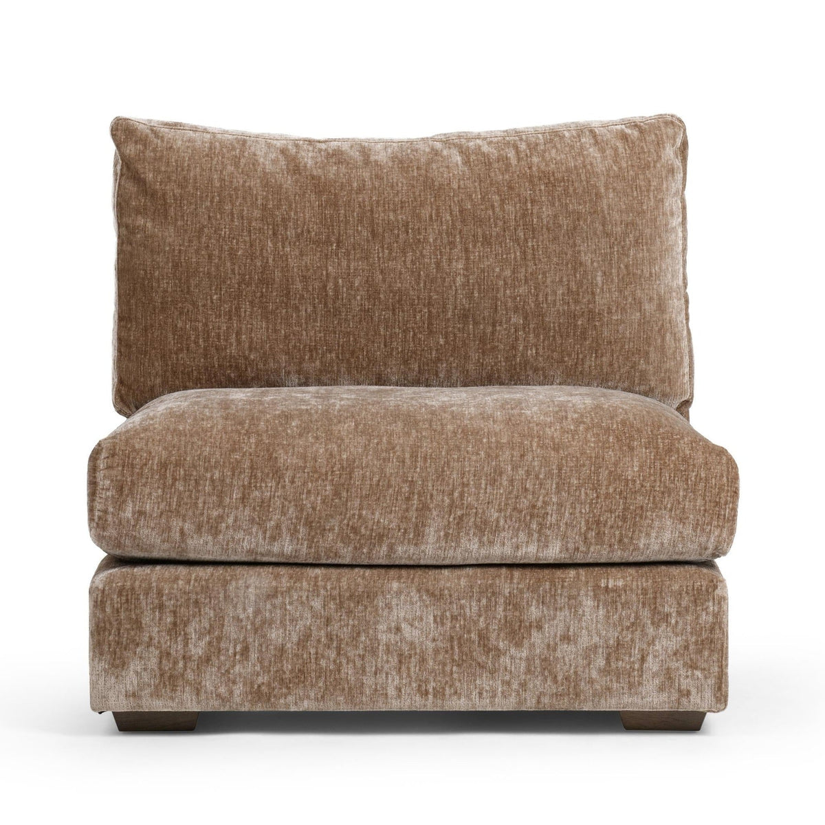 Ludwig Armless Chair - Oyster Taupe by Classic Home
