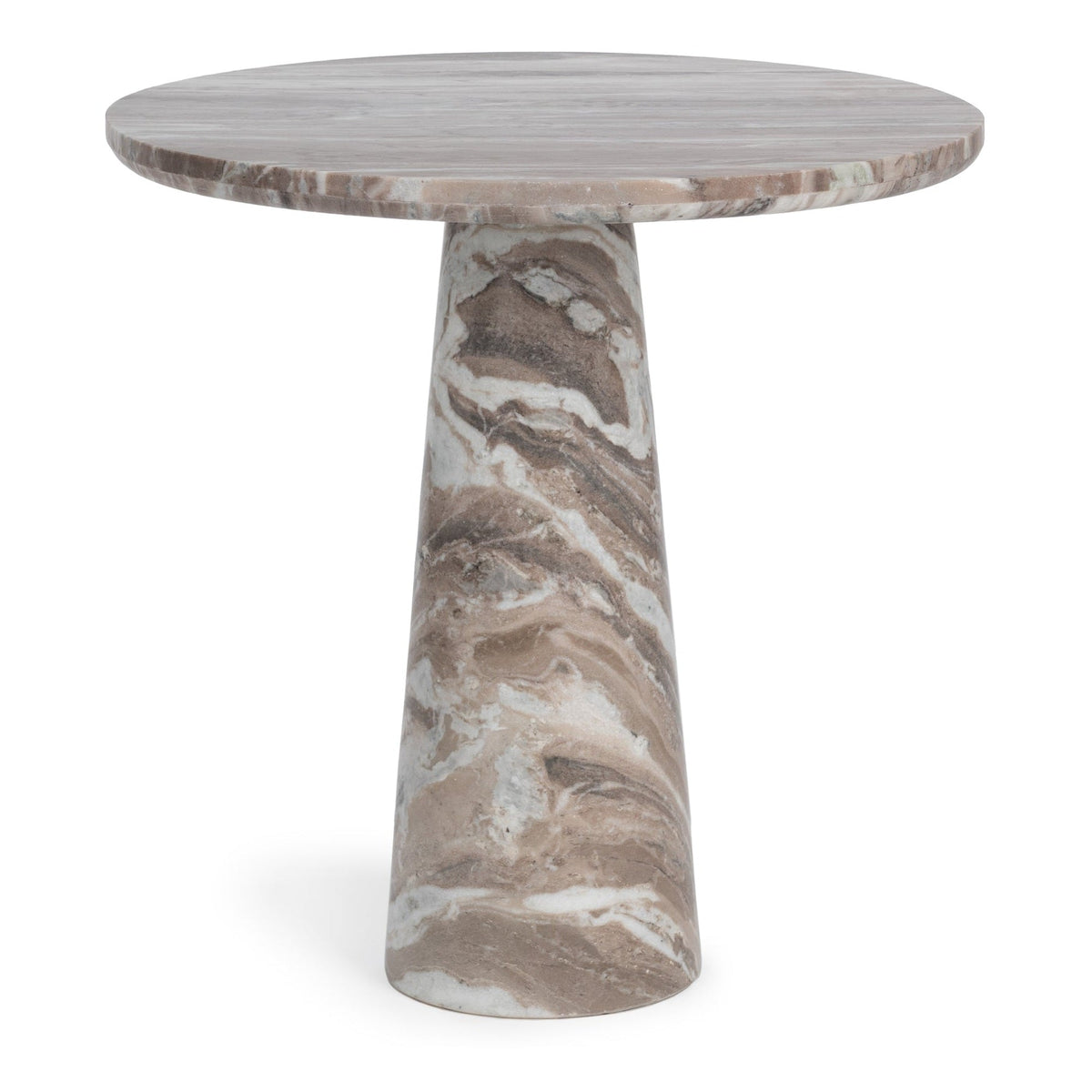 Alcove Dining Table - Milan Taupe / 30" / Round by Classic Home