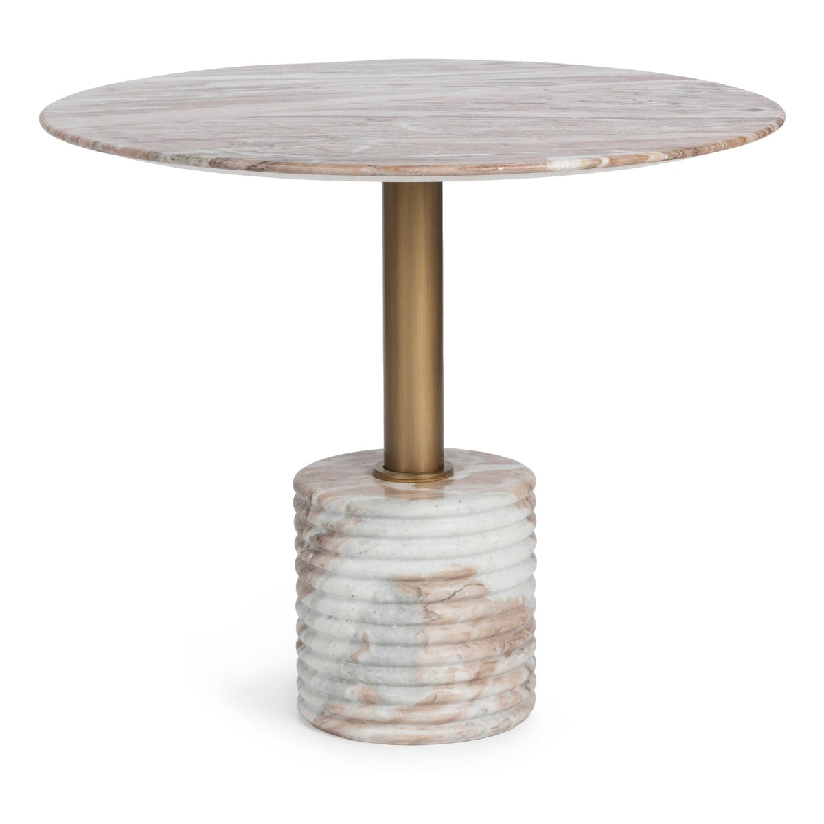 Roma Dining Table - Petal Stone / 36" / Round by Classic Home