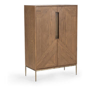 Roman Bar Cabinet - Golden Walnut / 2 Door by Classic Home