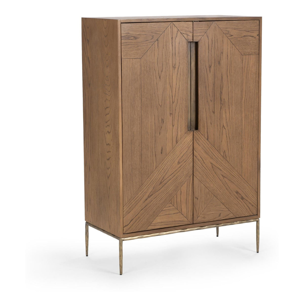 Roman Bar Cabinet - Golden Walnut / 2 Door by Classic Home