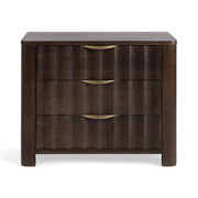 Baylee Nightstand - Cocoa Brown / 3 Drawer by Classic Home