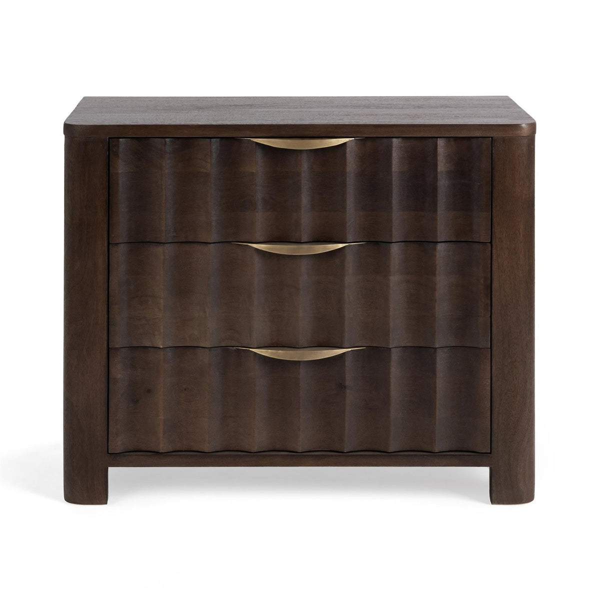 Baylee Nightstand - Cocoa Brown / 3 Drawer by Classic Home