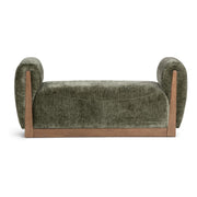 Soraya Accent Bench - Alpine Green / 61" by Classic Home