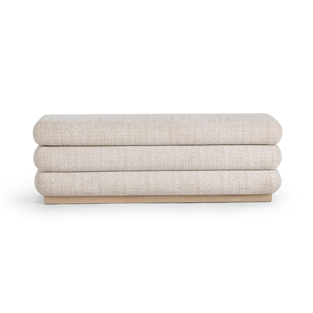 Olina Storage Bench - Warm Flax by Classic Home
