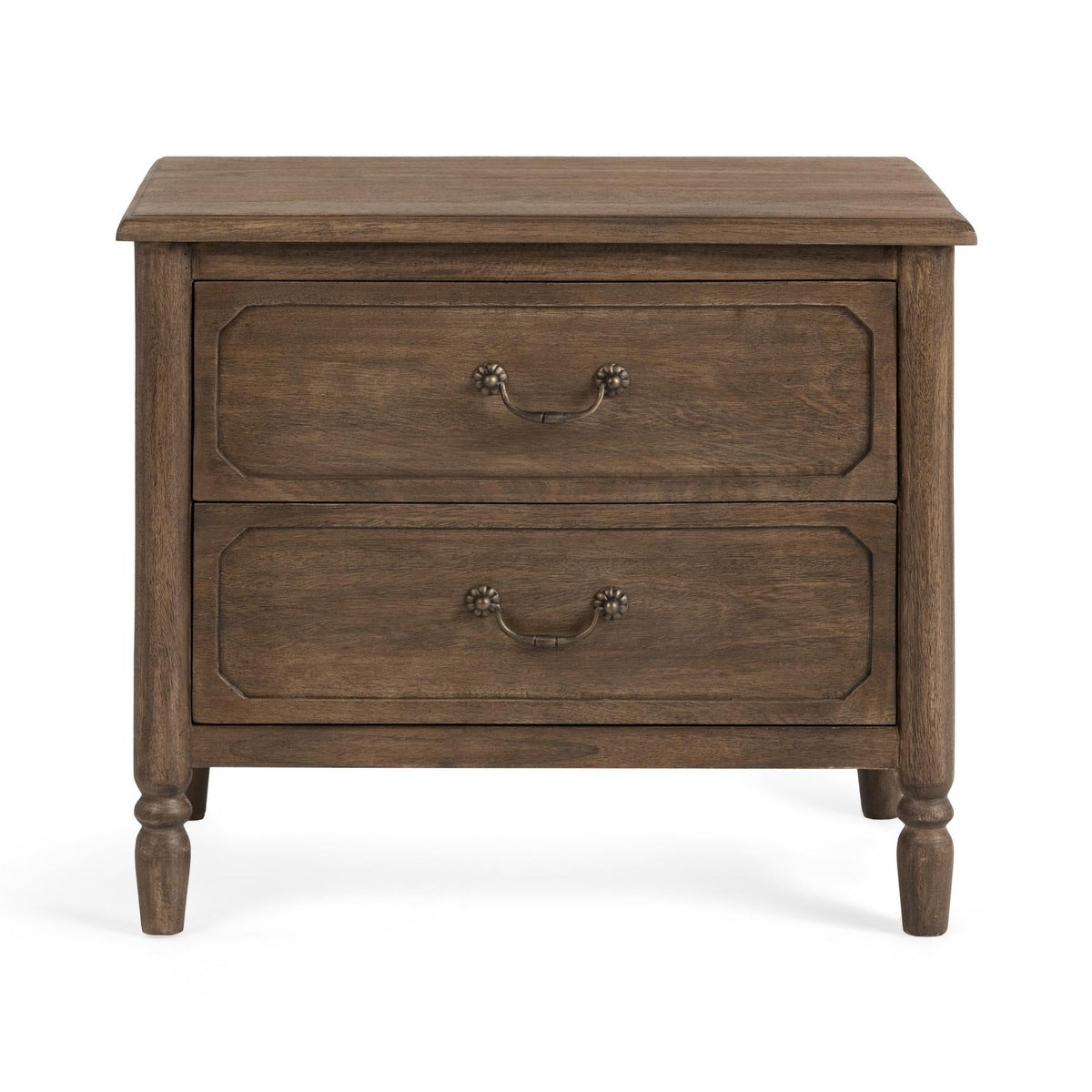 Margaux Nightstand - Toasted Chestnut / 2 Drawer by Classic Home
